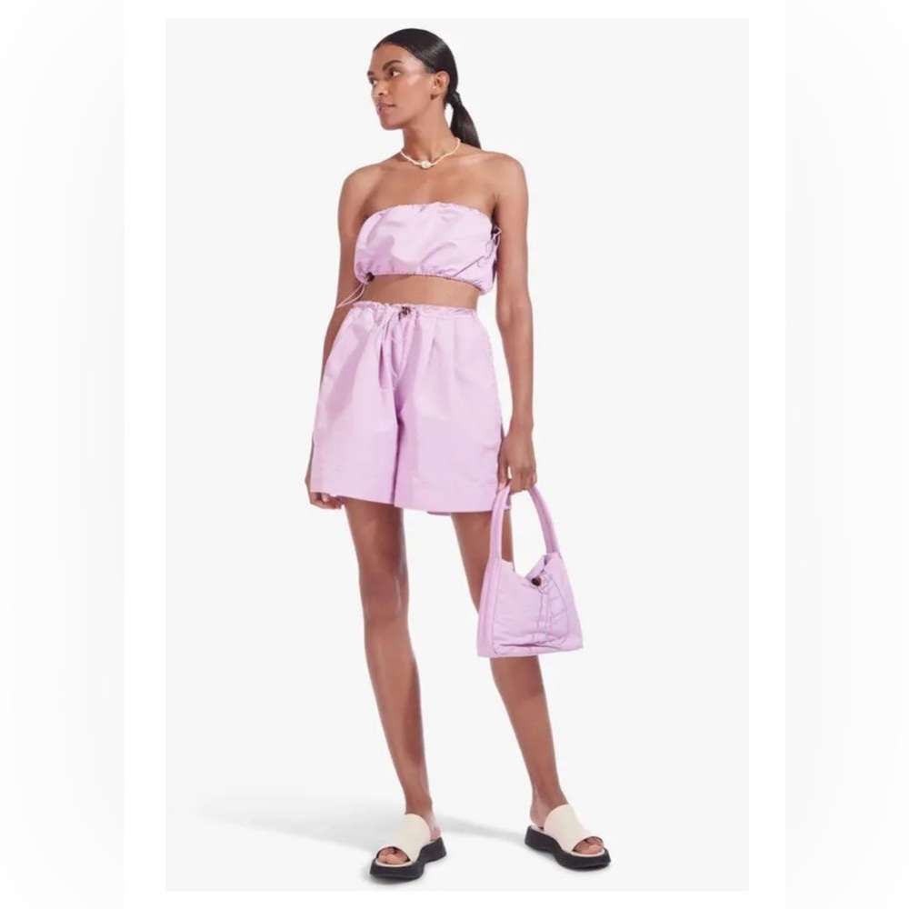 STAUD Gigi Top & Coconut Short in Lavender